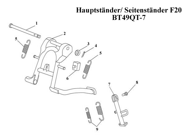 Sprign Side Stand F21/9